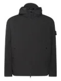 Stone Island soft-shell hooded jacket - Black