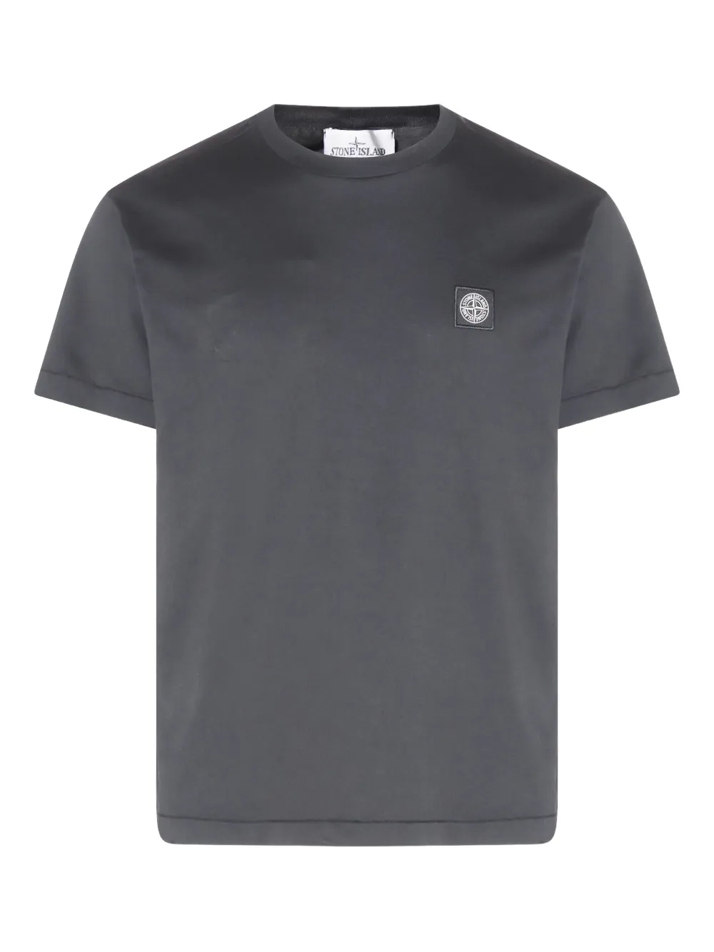 Stone Island logo-patch T-shirt Grijs