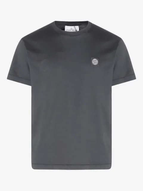 Stone Island t-shirt med logotypmärke