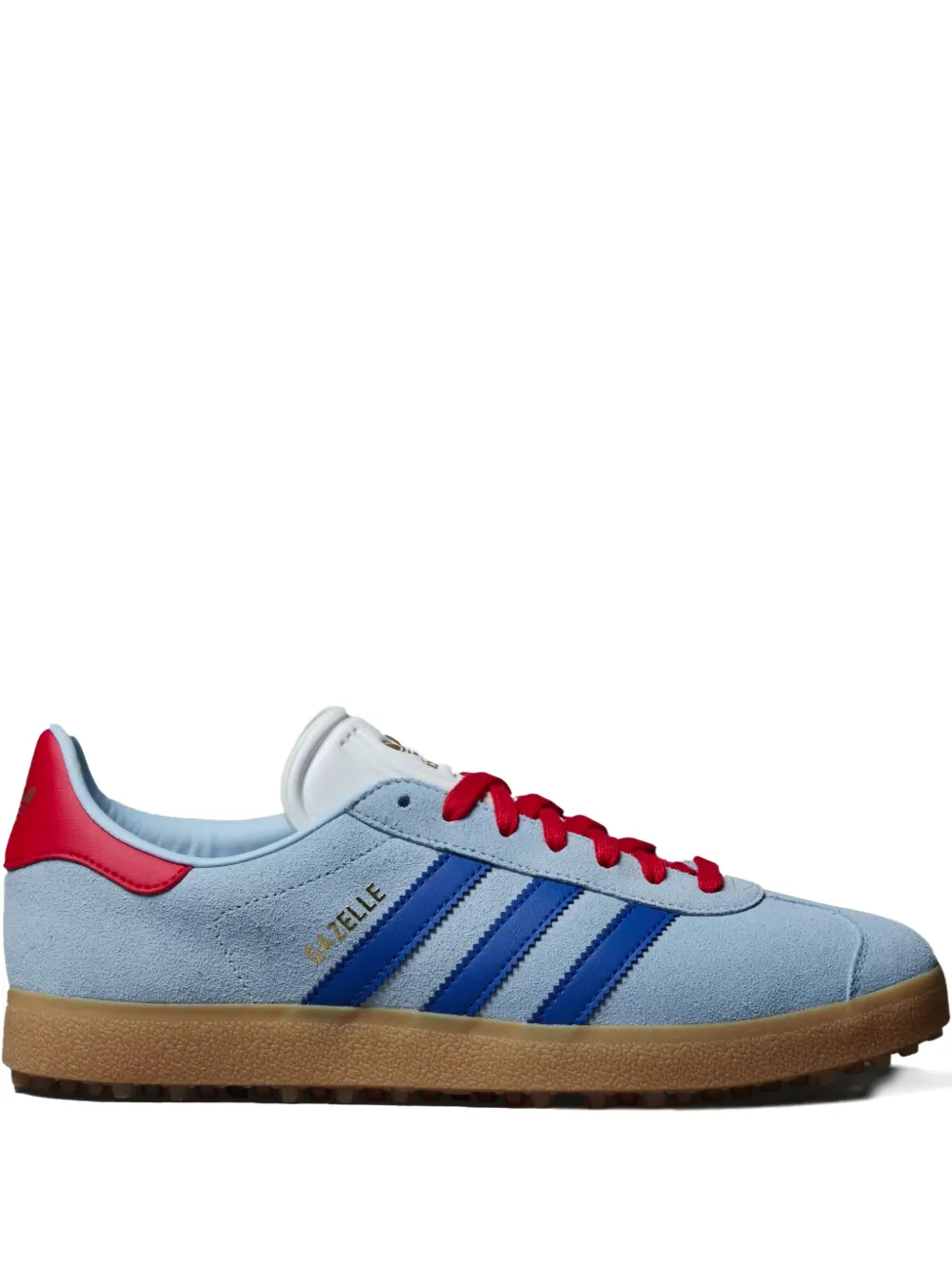adidas Gazelle "Clear Sky" spikeless golf cleats Blue