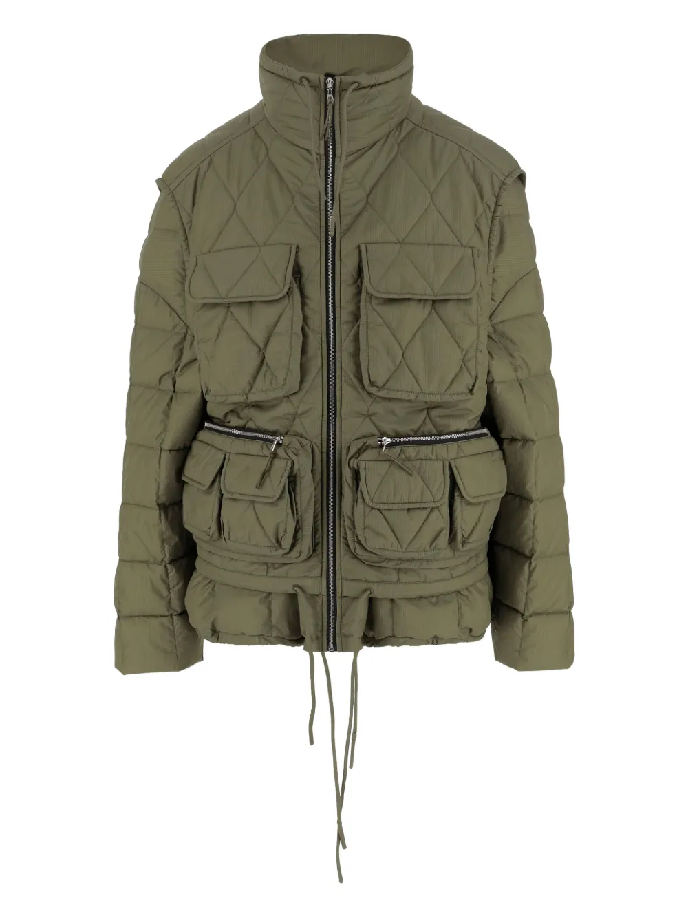 Ienki Ienki Ember quilted pocket jacket - Verde