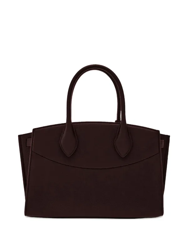 トートバッグ [FERRAGAMO] Ganchini buckle medium tote bag black Ferragamo Medium Gancini Clasp Tote Bag | Black | FARFETCH