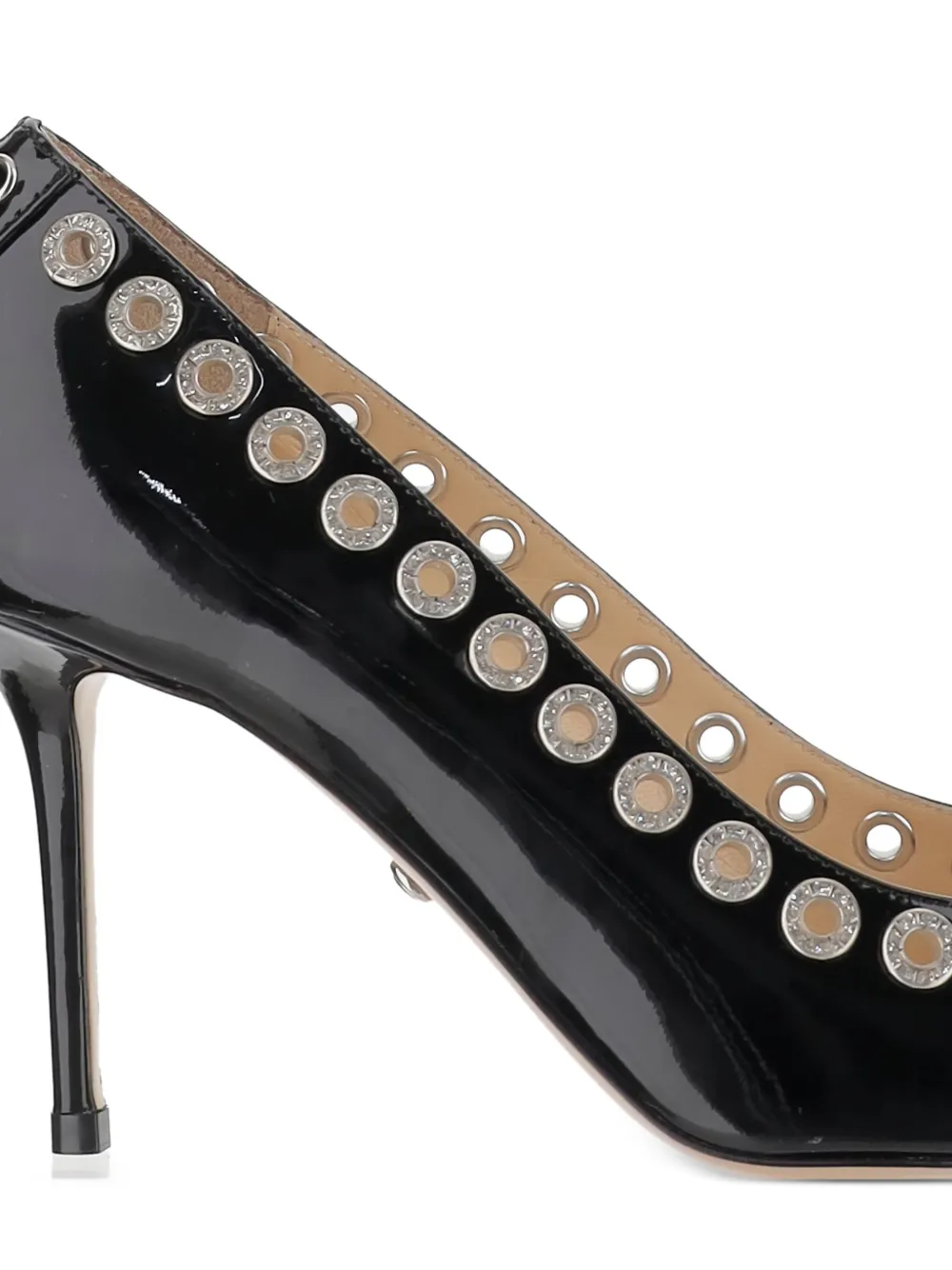 MACH & MACH eyelet-lace pumps Zwart