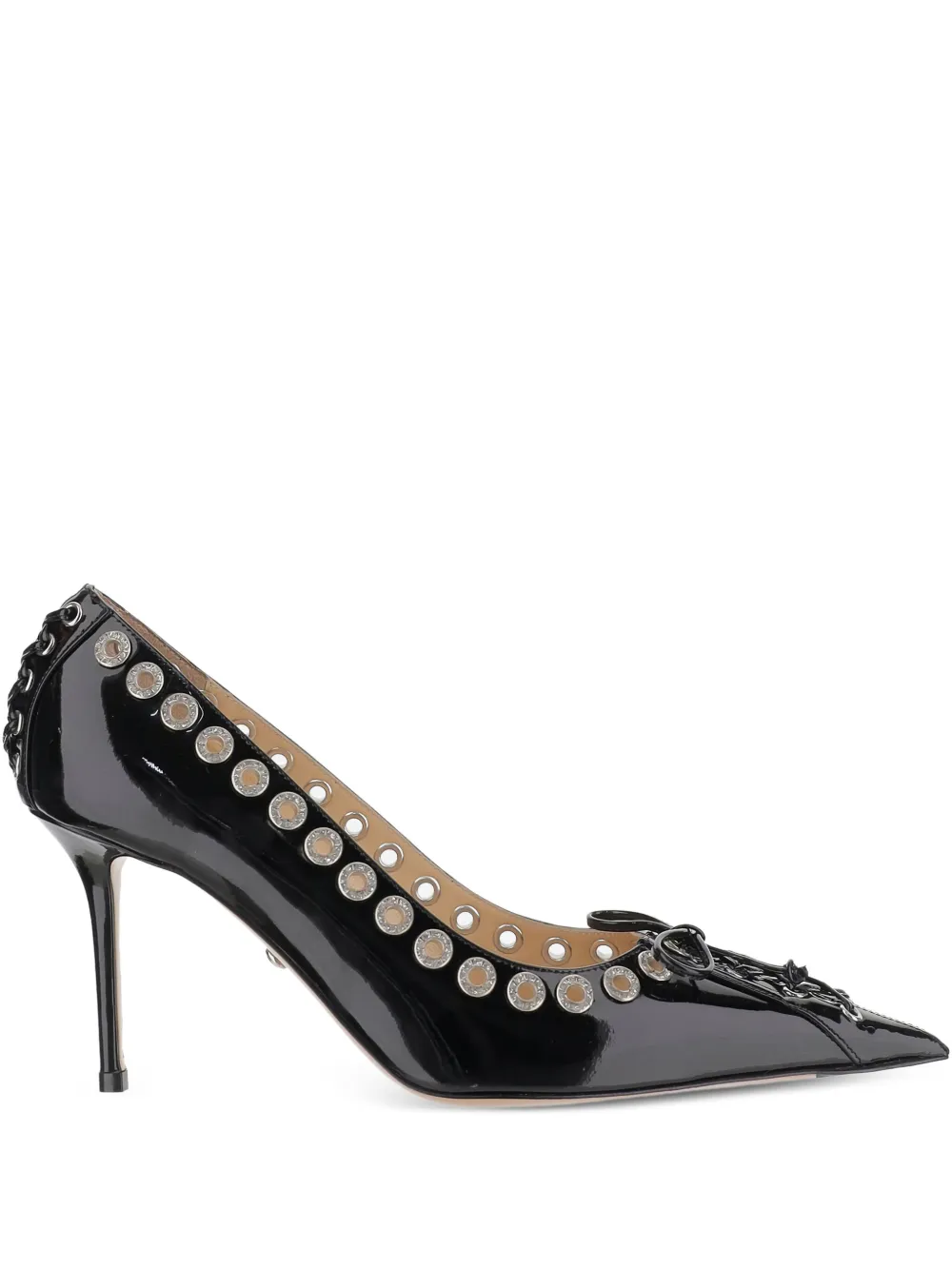 MACH & MACH eyelet-lace pumps Black