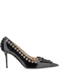 MACH & MACH eyelet-lace pumps - Black