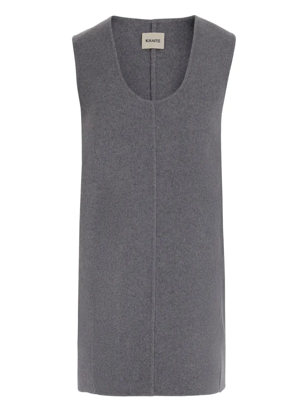 KHAITE wool sleeveless dress Grijs