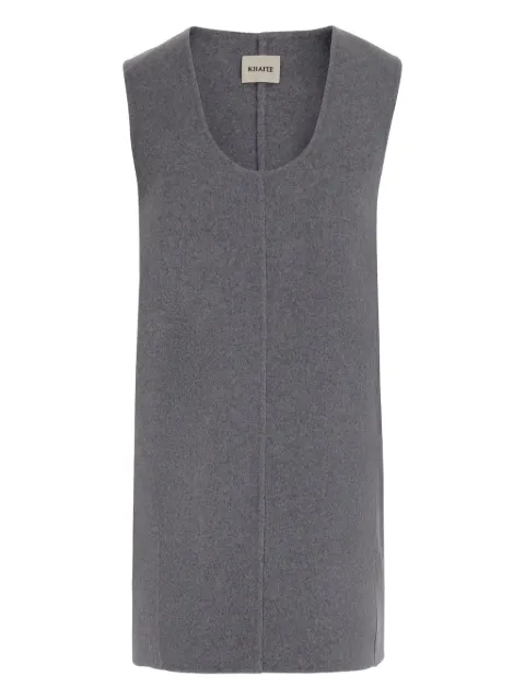 KHAITE wool sleeveless dress