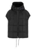Ienki Ienki Cozy Arco hooded quilted vest - Black