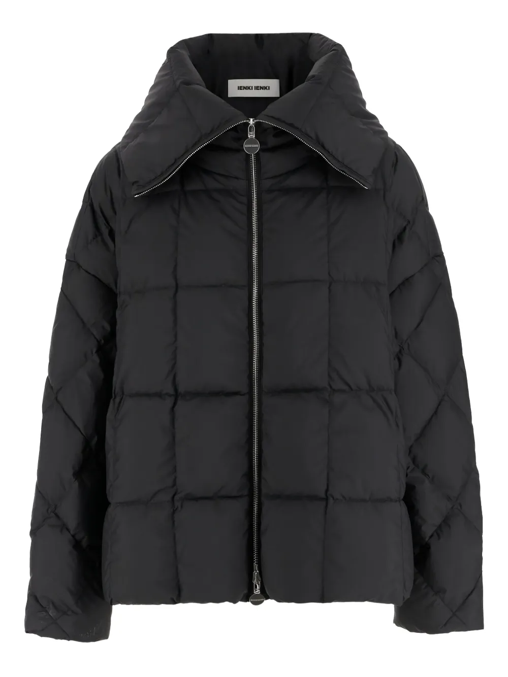 quilted high-neck jacket