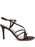 Gianvito Rossi 100mm slingback stiletto sandals - Brown