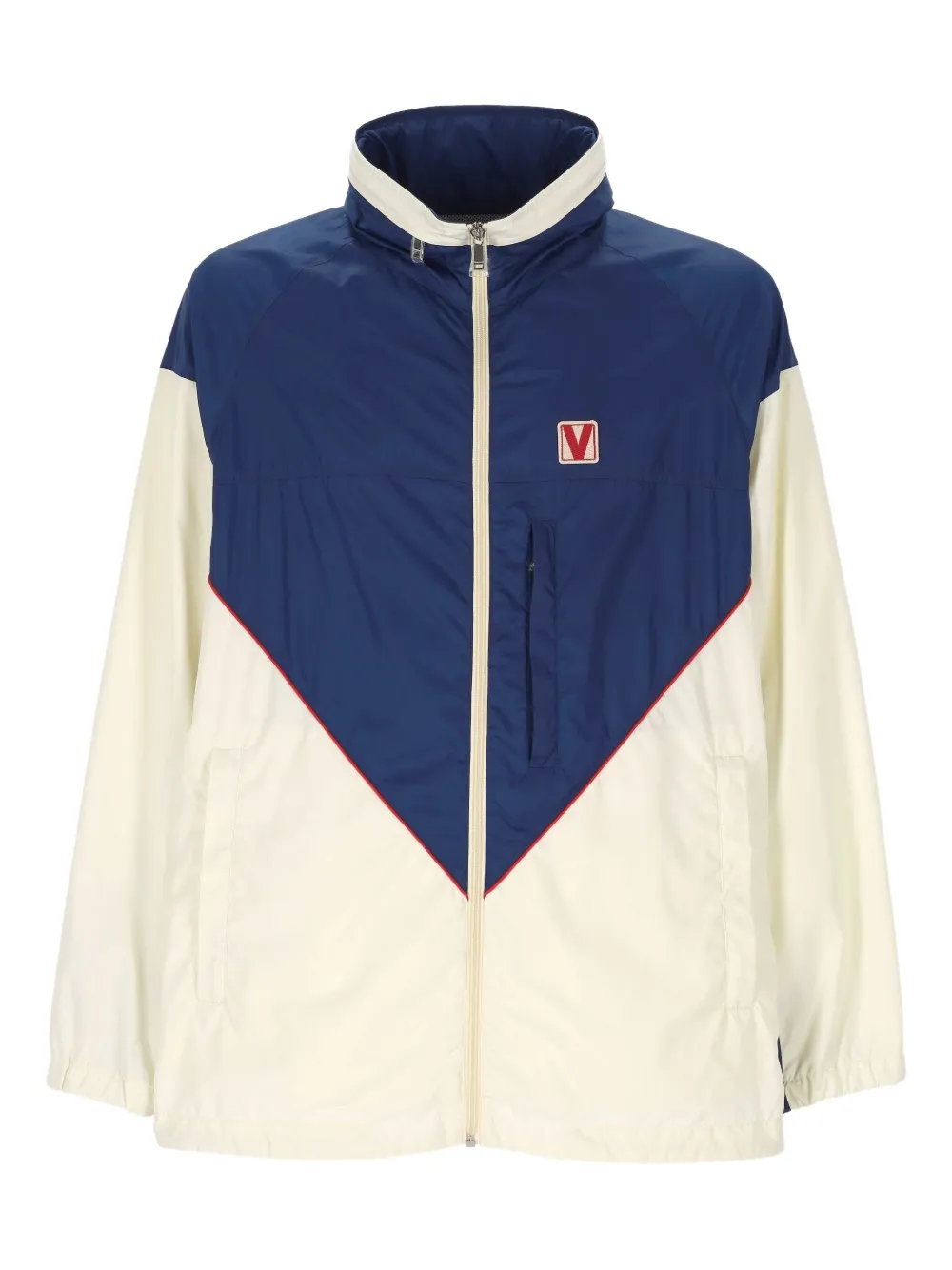Valentino Garavani Windjack met VLogo-patch Blauw