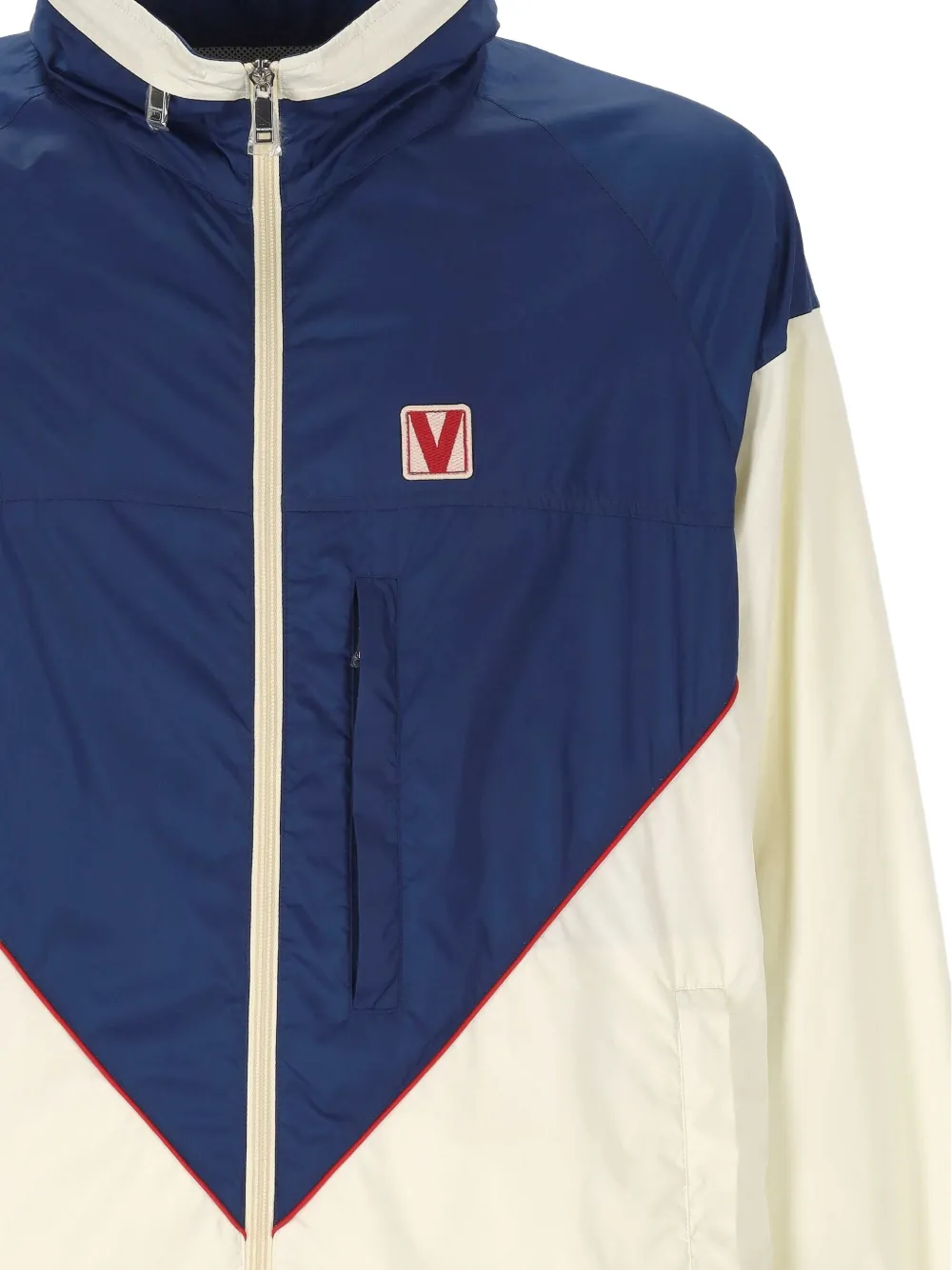 Valentino Garavani Windjack met VLogo-patch Blauw