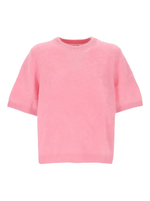 Soft Goat brushed short-sleeve top