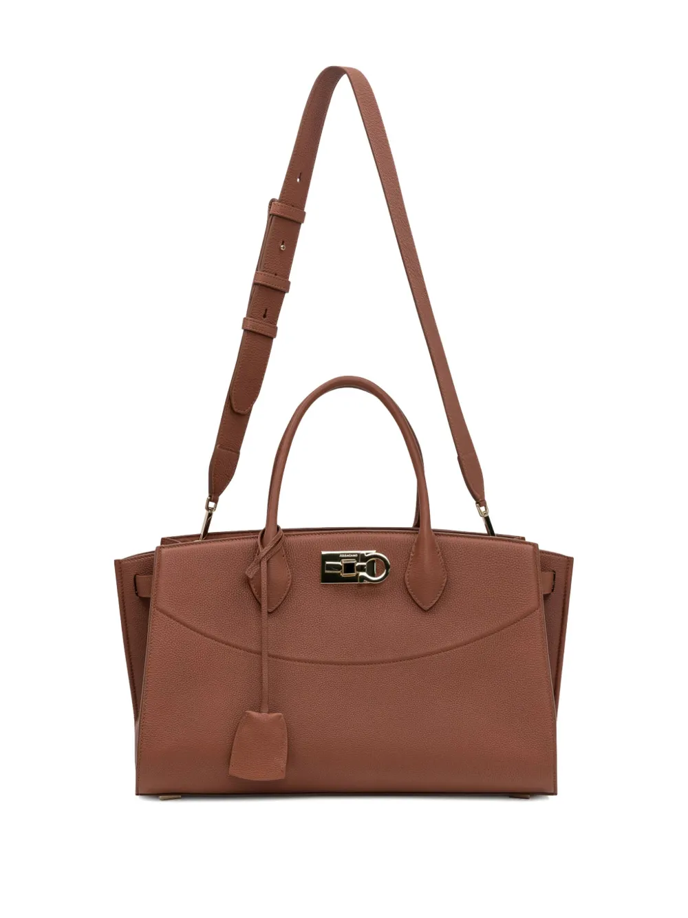 Ferragamo Studio leather tote bag Bruin