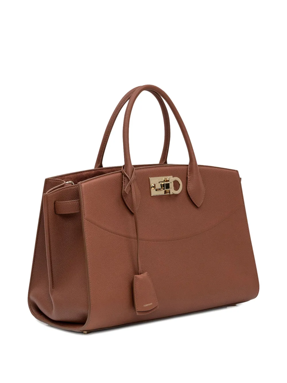 Ferragamo Studio leather tote bag Bruin
