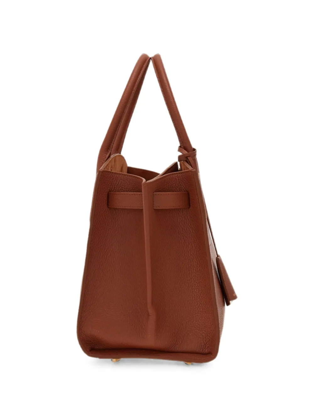 Ferragamo Studio Soft geweven shopper Bruin