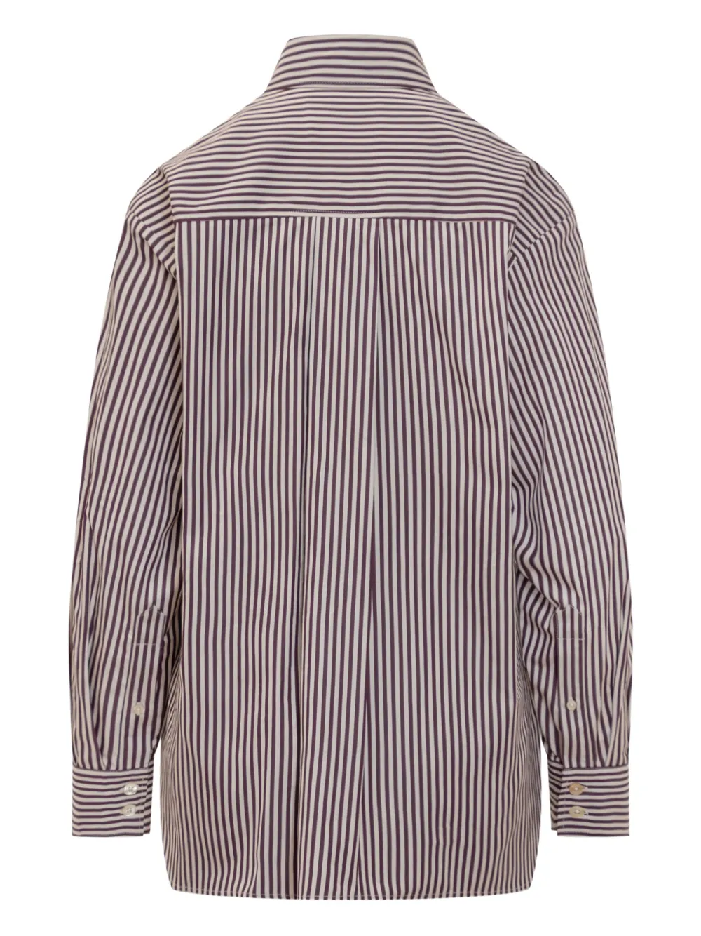 ISABEL MARANT Fabriza gestreept button-down blouse Rood