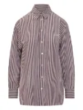 ISABEL MARANT Fabriza striped button-down shirt - Red