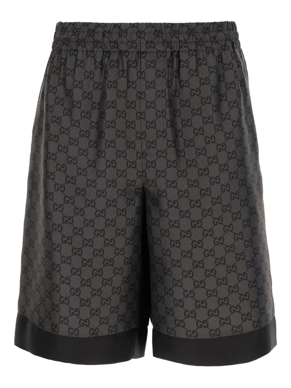 Gucci GG pattern elasticated-waist track shorts | Grey | Image 1