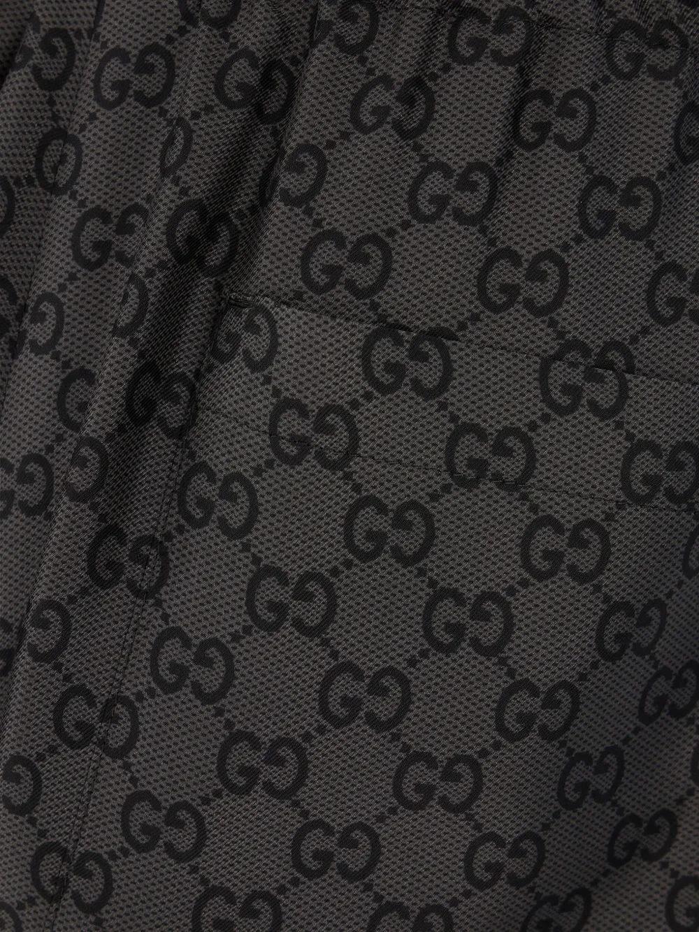 Gucci Trainingsshorts met elastische taille en GG patroon Grijs