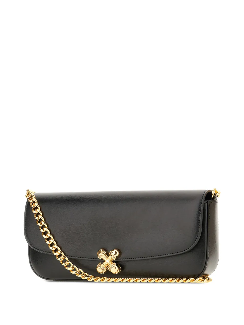 Alexander McQueen Skull Flower shoulder bag - ブラック Alexander McQueen Skull Flower shoulder bag - ブラック