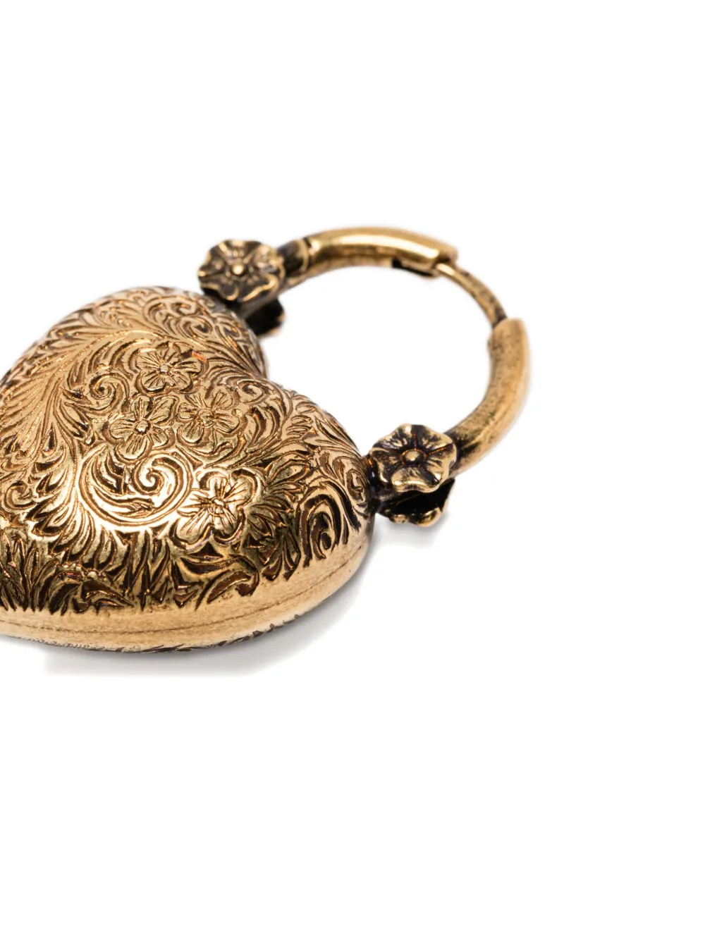 Chloé Heart-shaped Drop Earrings In Gold