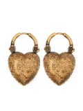 Chloé heart-shaped drop earrings - Gold
