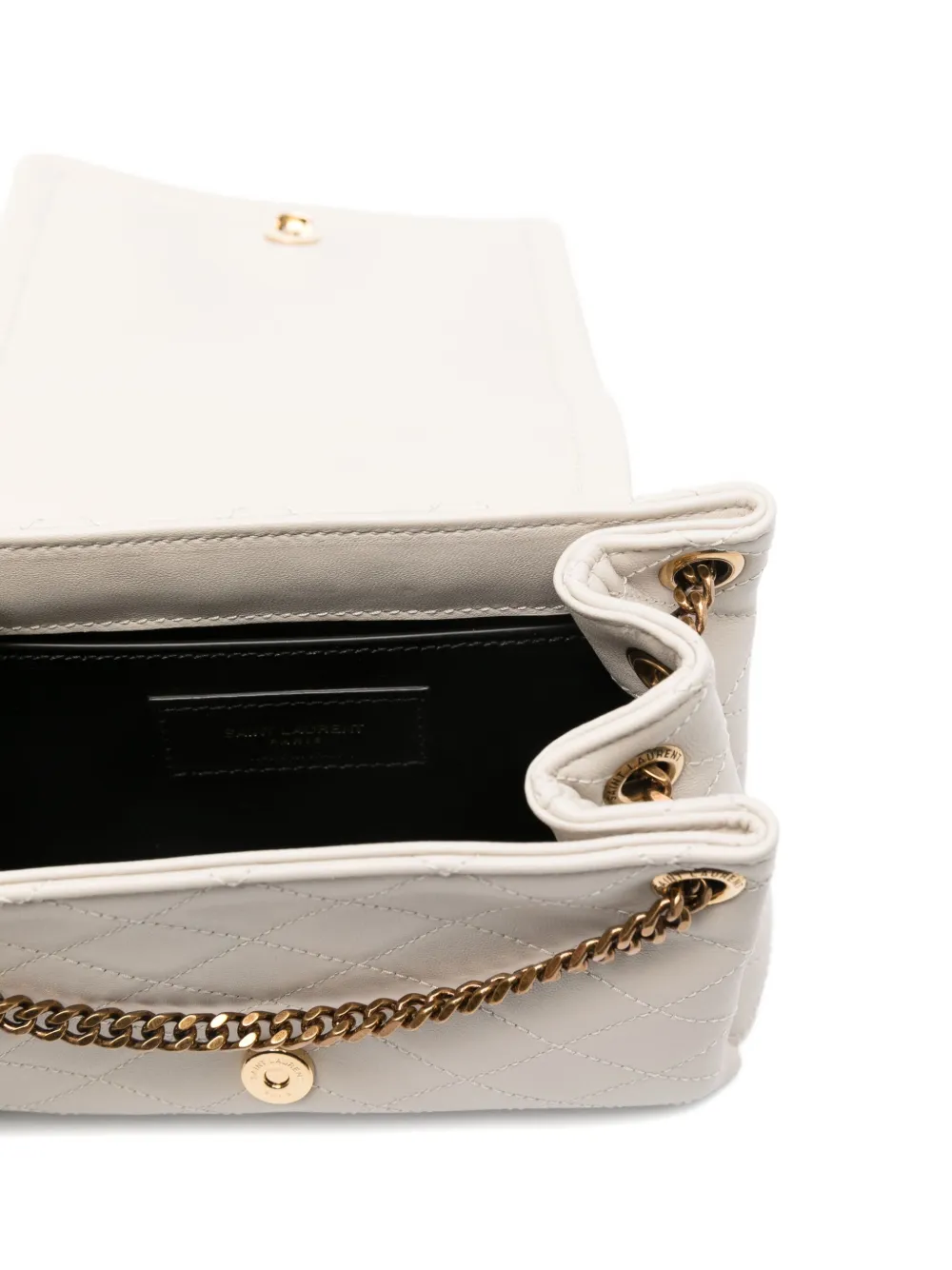 Saint Laurent mini Nolita crossbody bag Beige