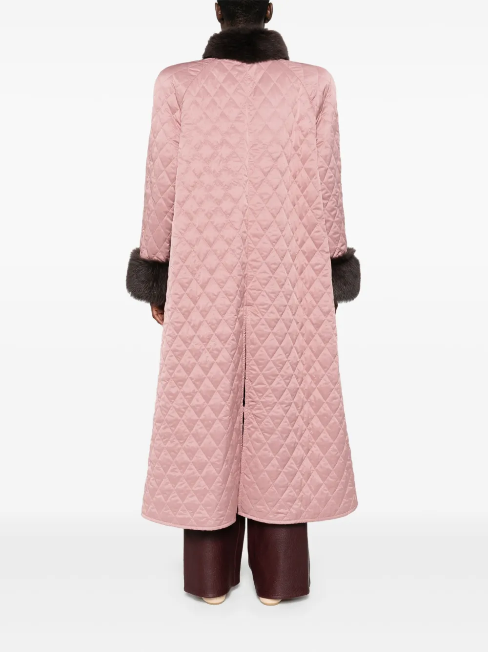 Chloé Lammy coat Roze