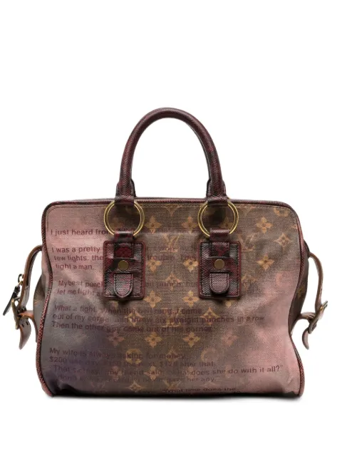 Louis Vuitton Pre-Owned x Richard Prince Graduate Jokes handbag