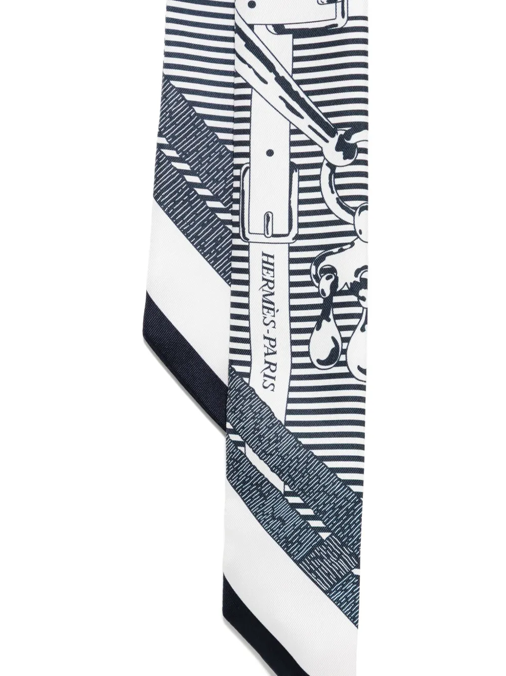 Hermès Pre-Owned Zijden sjaal Blauw