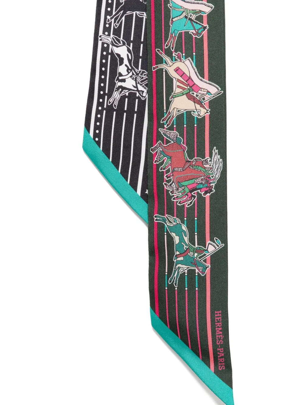 Hermès Pre-Owned Sjaal met print Zwart