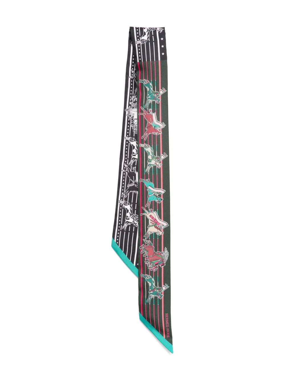 Hermès Pre-Owned Sjaal met print Zwart