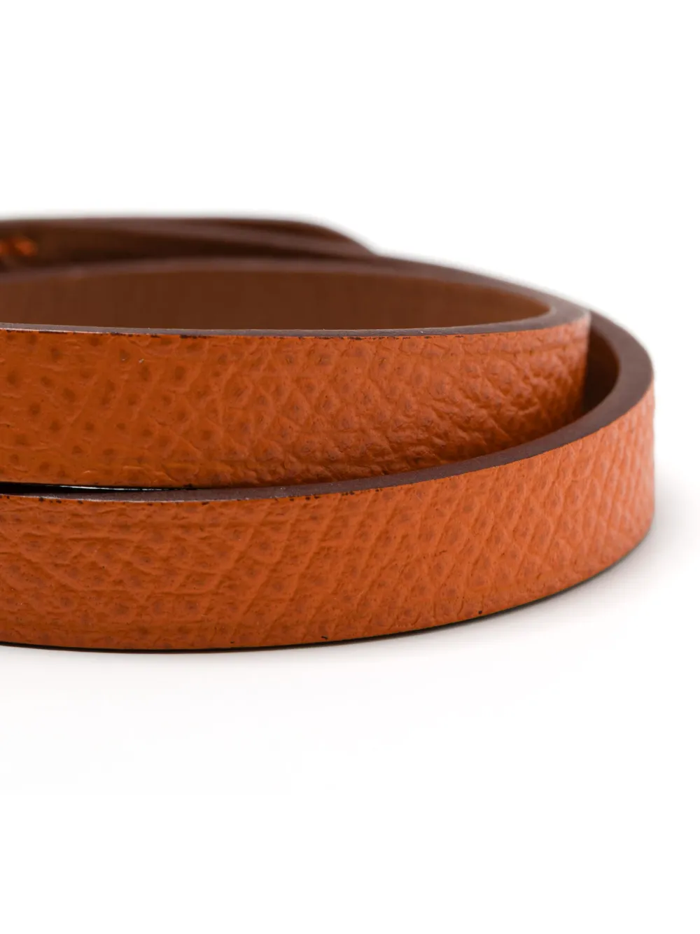 Hermès Pre-Owned 2005 Leather Behapi Double Tour bracelet | Image 2