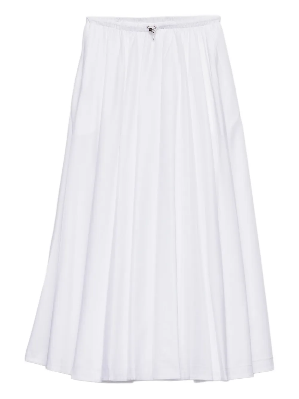 Prada Re-Nylon plooirok Wit
