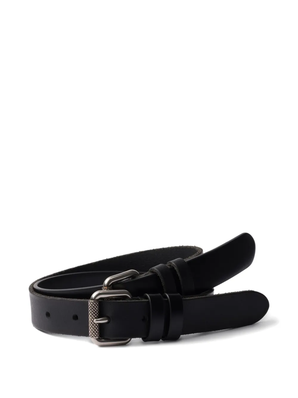 Prada Leren riem Zwart