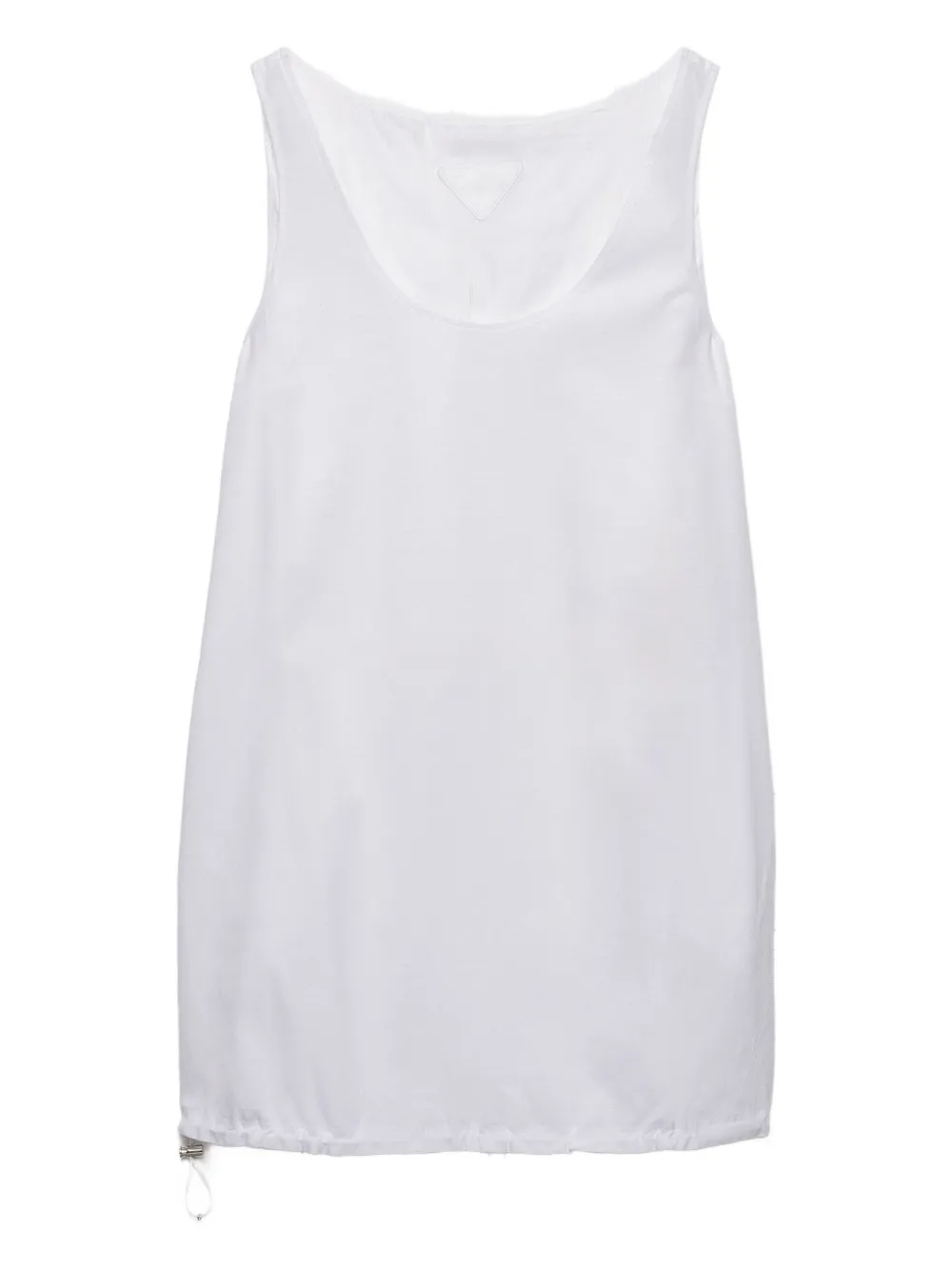 Prada Re-Nylon omkeerbare mini-jurk Wit