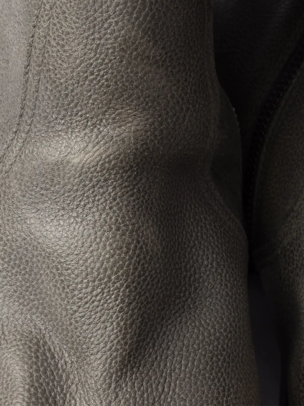 Prada leather biker boots Grey
