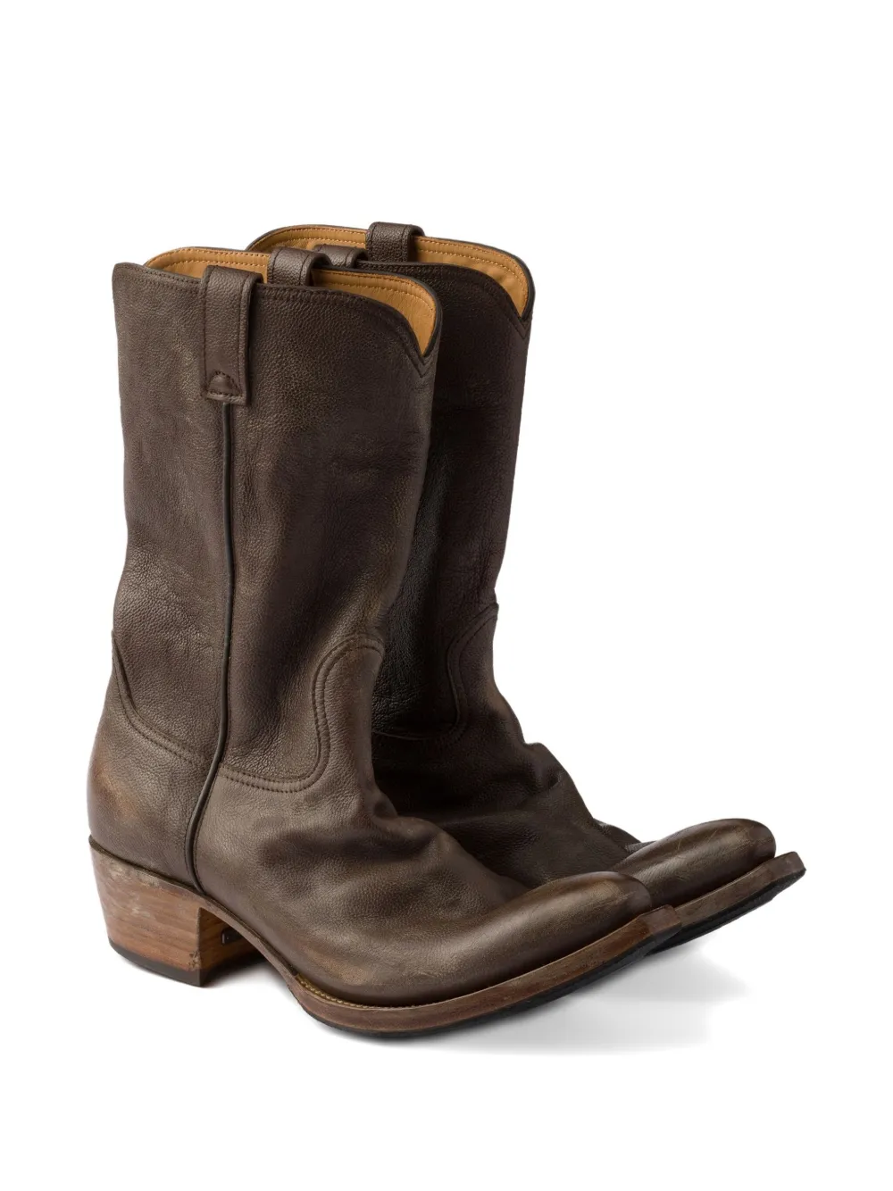 Prada leather cowboy boots | Biker Boots | Image 2