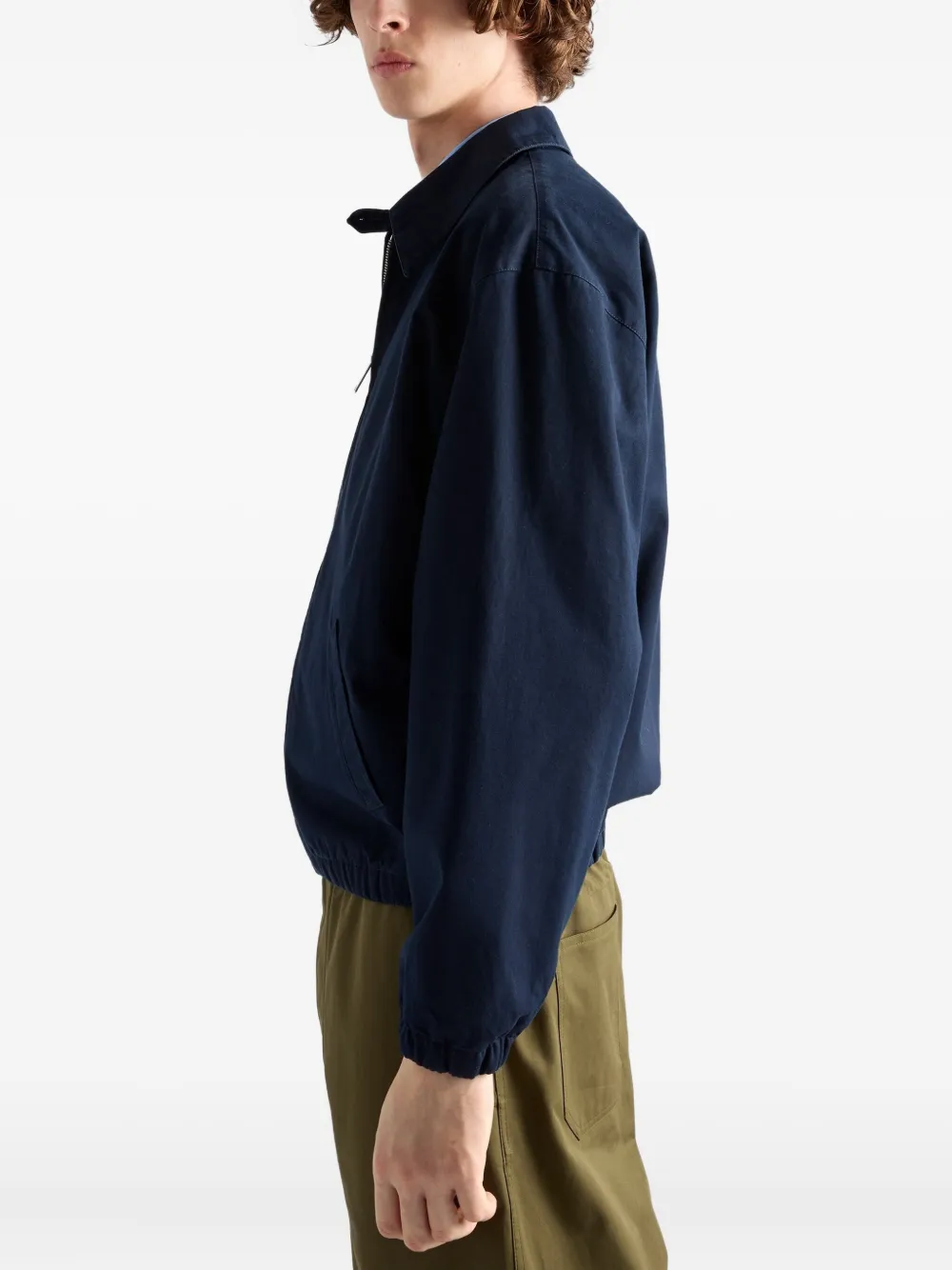 Prada Jack met rits Blauw