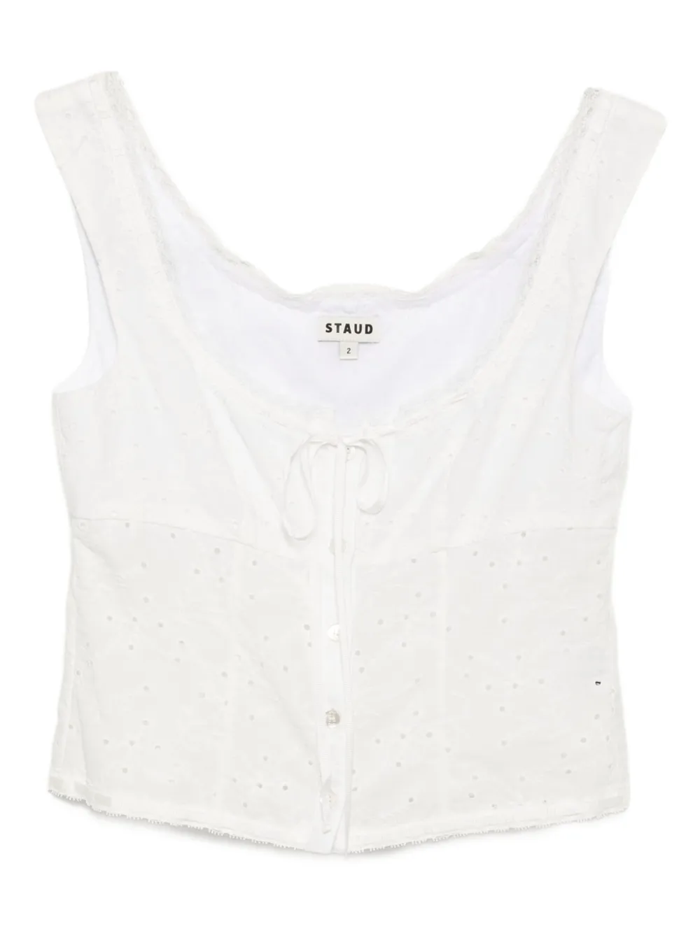 STAUD Lou top | White | Image 1