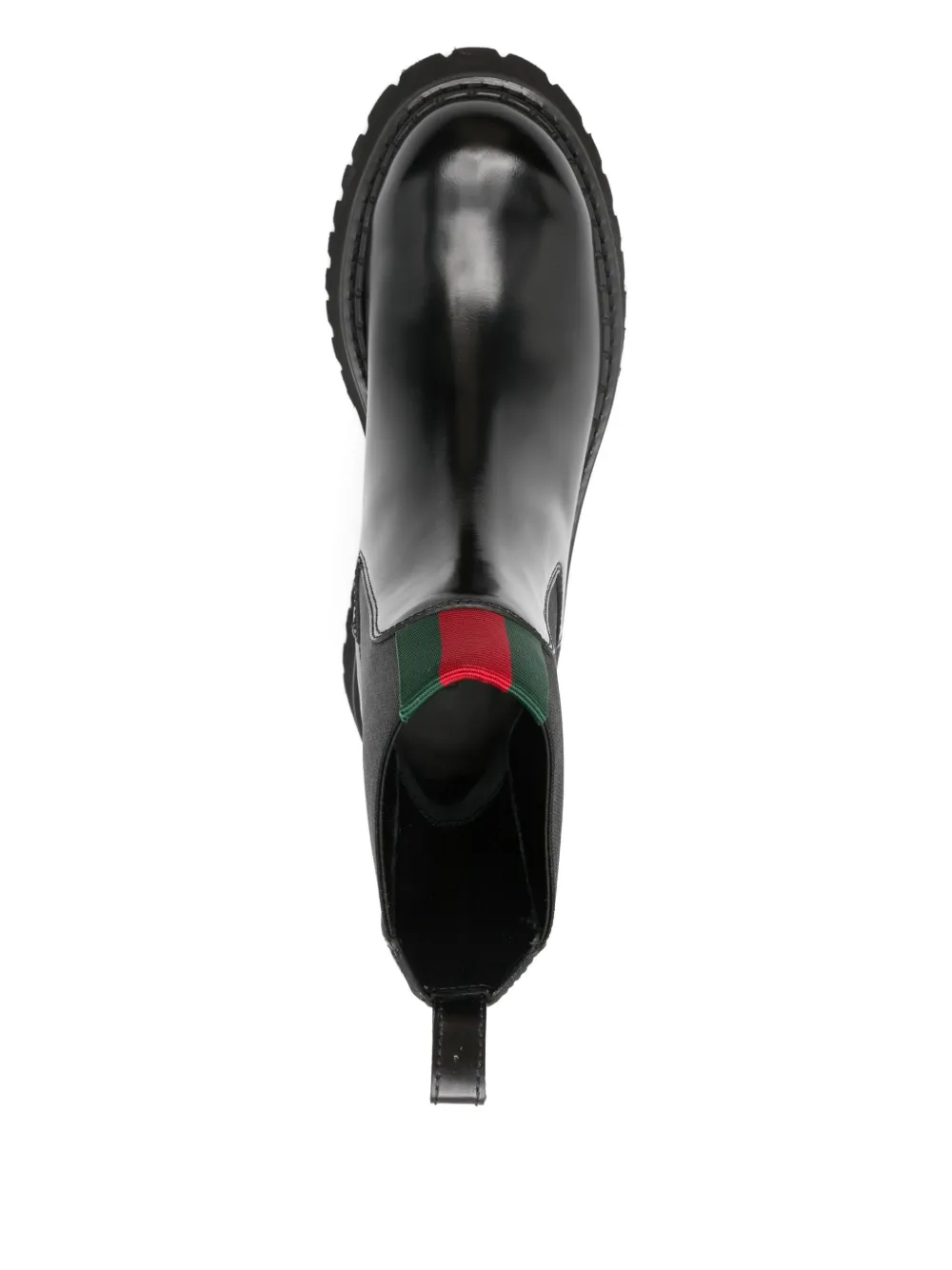 Gucci leather Chelsea boots Zwart