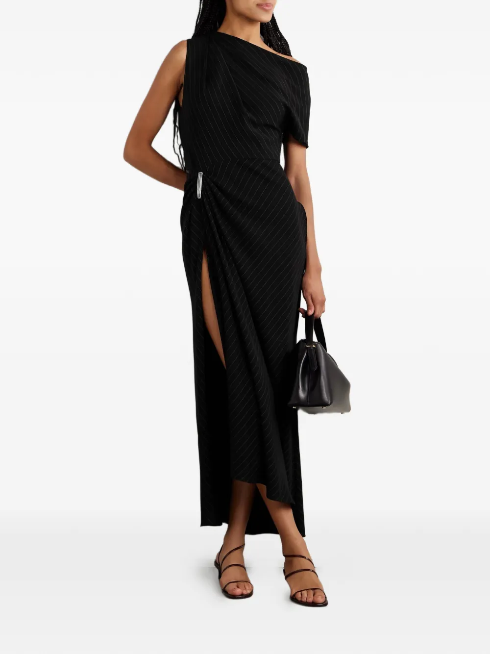 Brandon Sun Lowery asymmetric draped midi dress | Vestidos de coctel y fiesta | Image 2