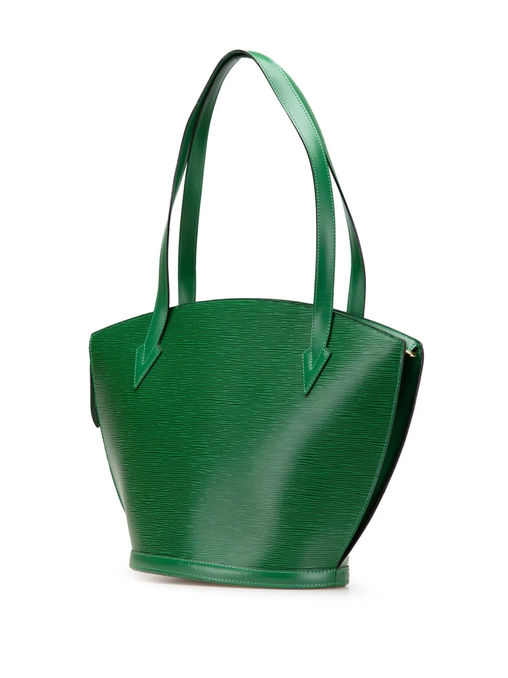 Pre-owned Louis Vuitton 1994 Epi Saint Jacques Gm Long Strap Shoulder Bag In Green
