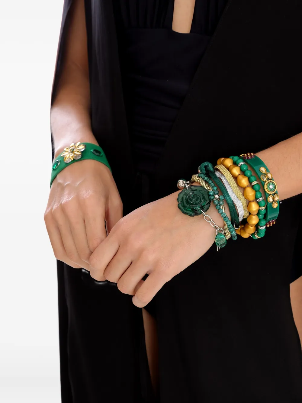 Amir Slama beaded flower bracelet | Image 2