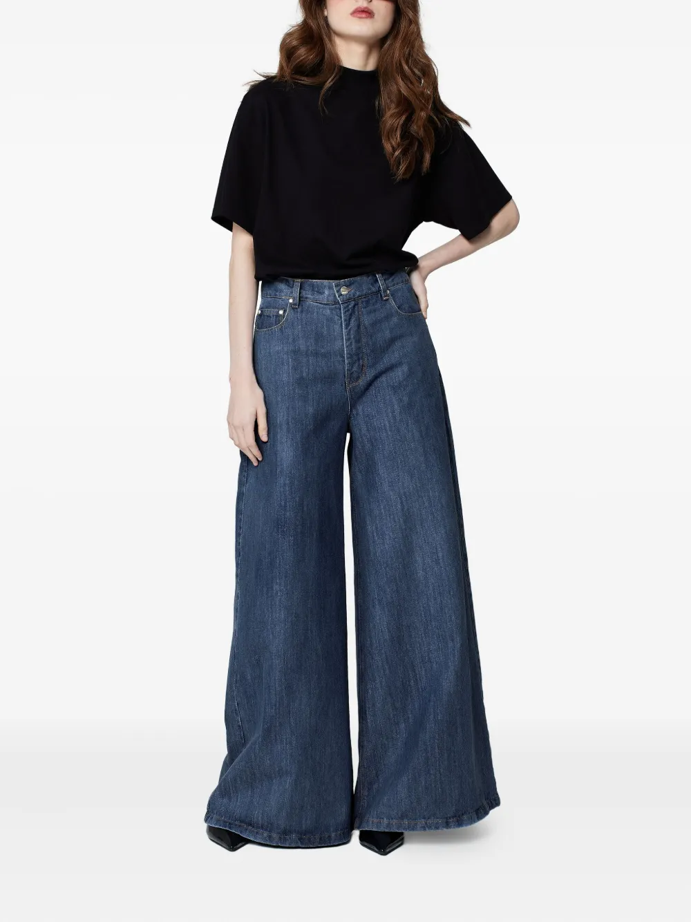 Amapô Jeans met vijf zakken - Blauw