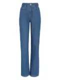 Amapô logo-patch jeans - Blue