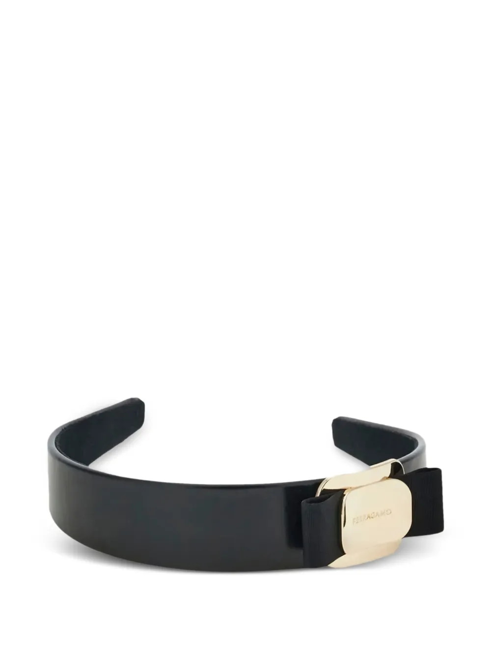 Ferragamo Haarband verfraaid met strik Zwart