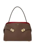 Ferragamo buckle-detail top-handle bag - Brown