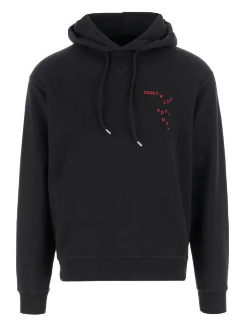 DSQUARED2 logo-print hoodie